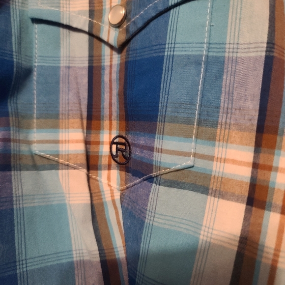 Roper button up plaid - Picture 2 of 4